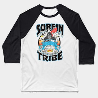 Surfing Tribe Baseball T-Shirt